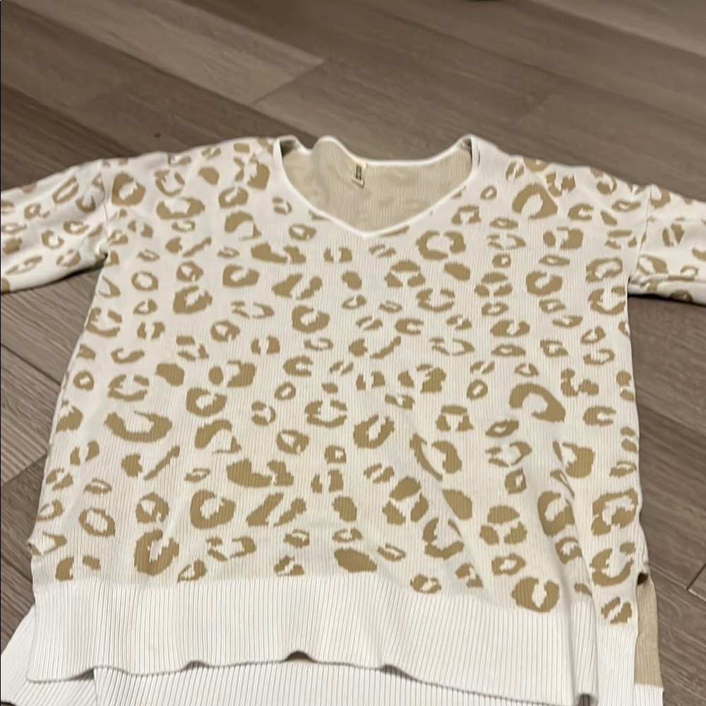 Leopard Print Sweater